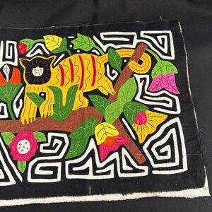Vintage Kuna Panama MOLA Hand Stitched Art Textile Reverse Applique Technique